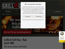 Tablet Screenshot of grillgott.com